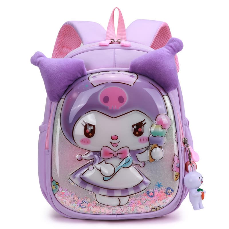 Mochila Kuromi Estilo Bonito Para Crianças E Jovens Resistentes À Água