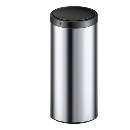 Lixeira Automática Globalmix 50l Aço Inox Prateada Prateado