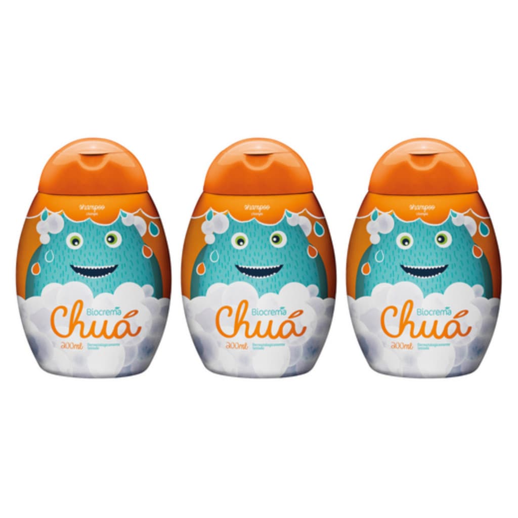 KIT 6 SHAMPOO INFANTIL BIOCREMA KIDS 200ML