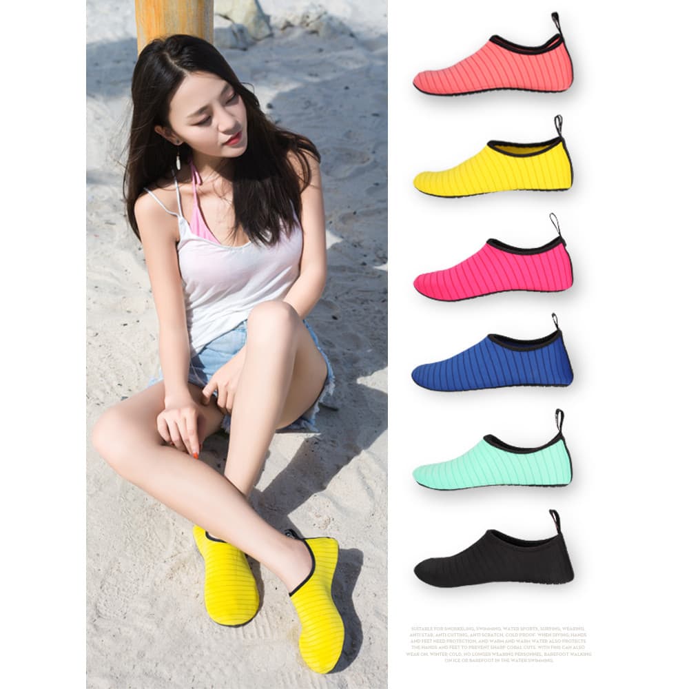 Sapatos de praia crianças pele-encaixe mergulho meias antiderrapantes sapatos macios adulto natação mergulho meias surf
