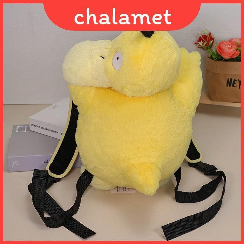 Bolsa Escolar De Pelúcia Macia Psyduck Com Música Para Crianças E Bebês