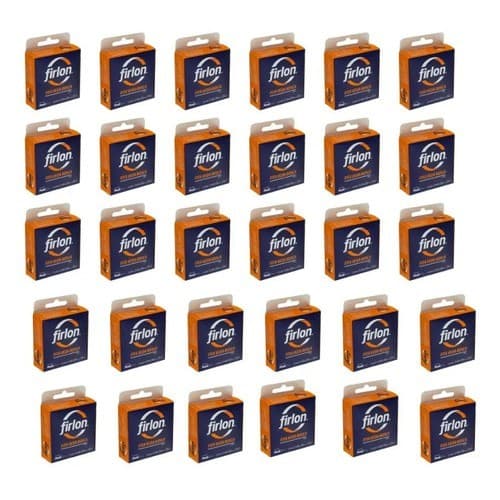 Kit 30 Fita Veda Rosca 18mm X 25 Metros Firlon Branco