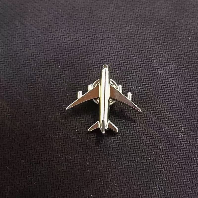 Broche De Avião De Metal DIY Moda Pino Liga Crachá retro Fivela Ornamento Acessório