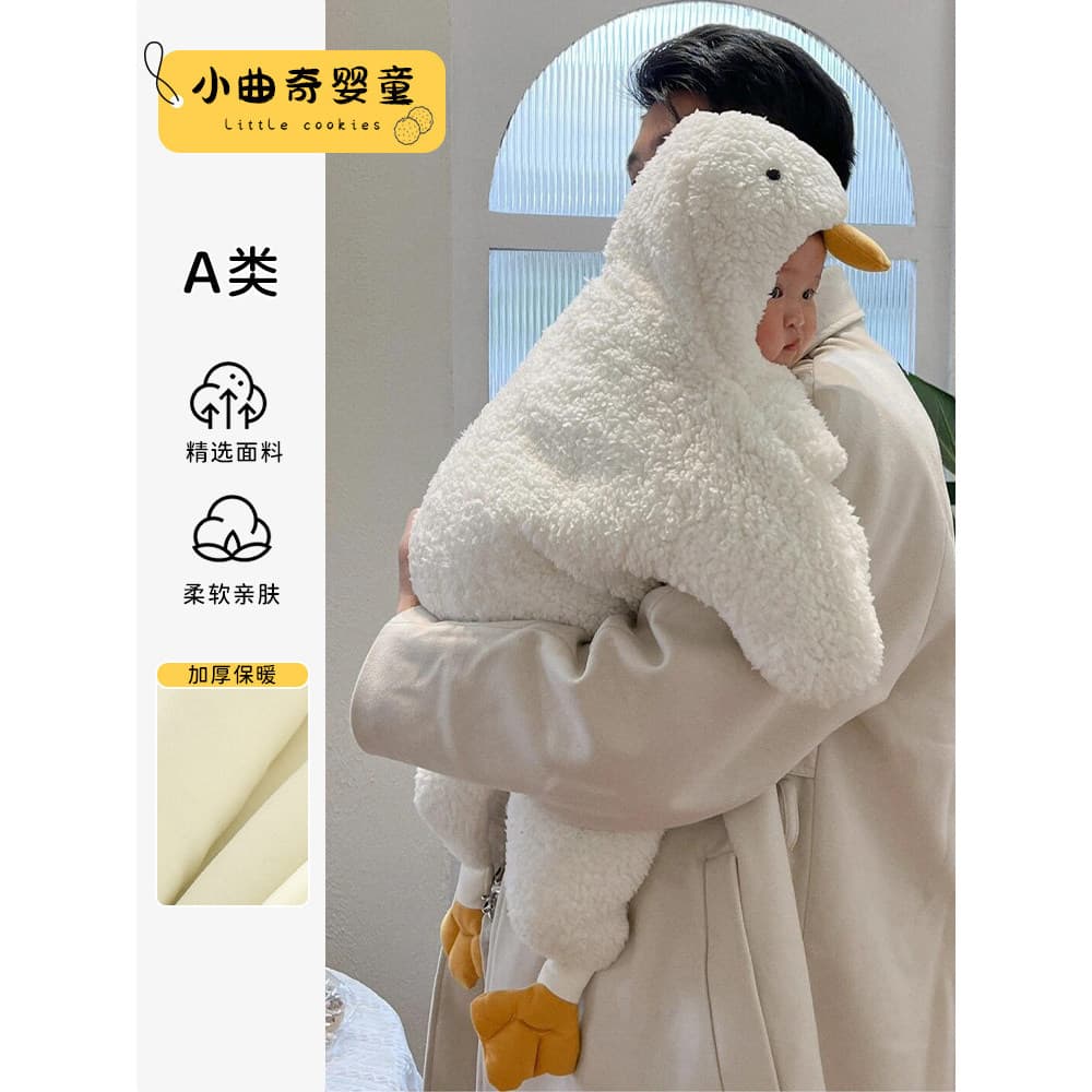 Macacão de bebê outono inverno bonito forro de lã roupas de inverno do bebê Outing abraço roupas Super bonito engrossado