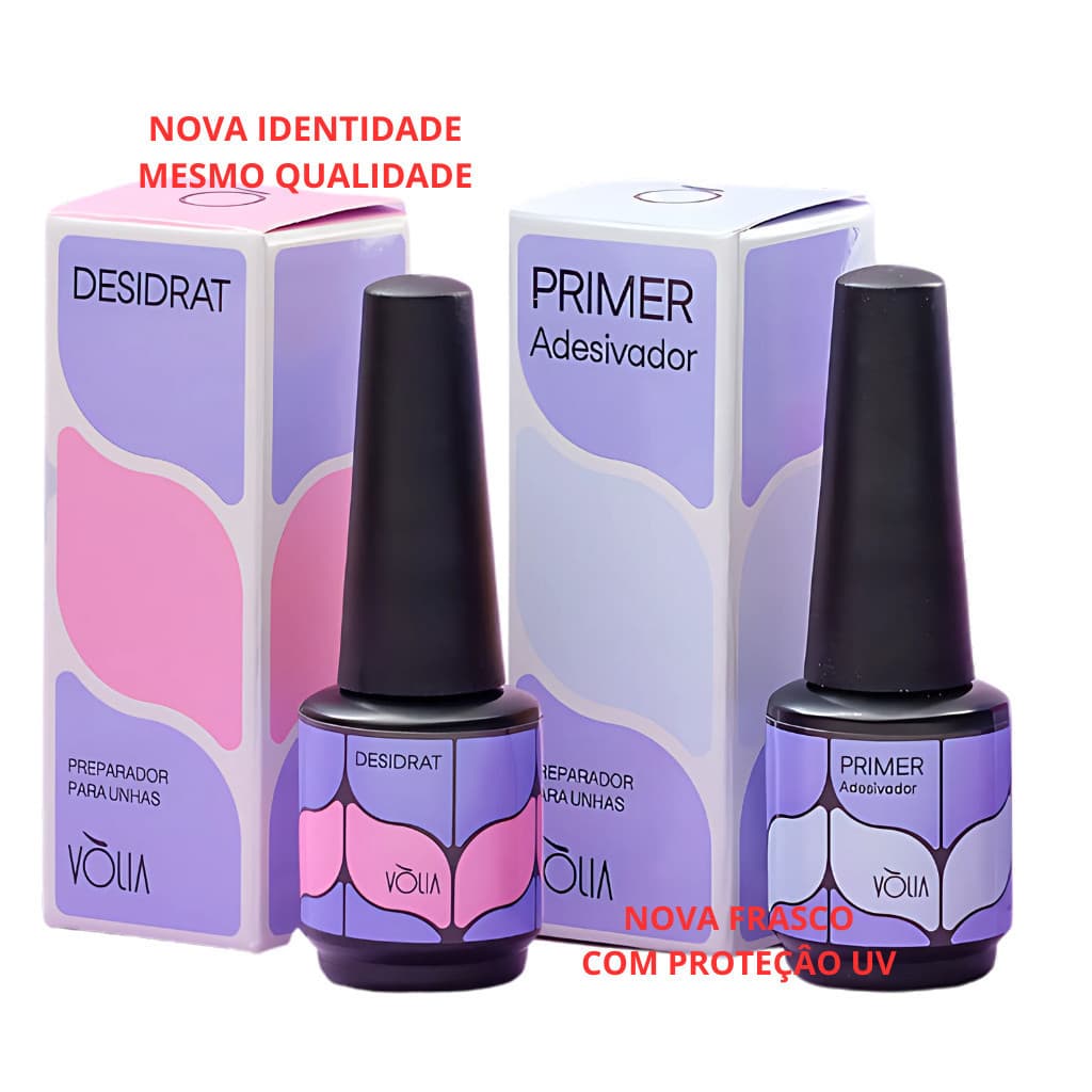 Kit Preparadores Volia Desidrat 9ml +  Primer sem Àcido 10ml