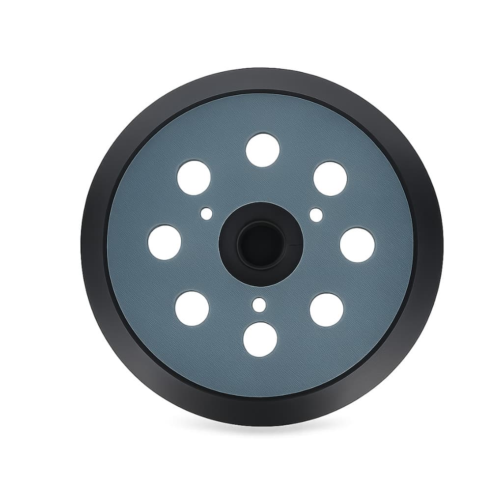 Base Suporte 5" para Lixadeira Roto Orbital Elétrica 3 Furos - Disco para Lixadeira 3 Parafusos