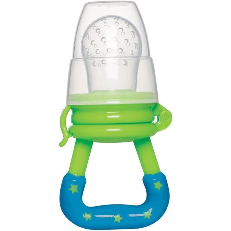 Porta Frutinha com Sugadores em Silicone Azul Buba