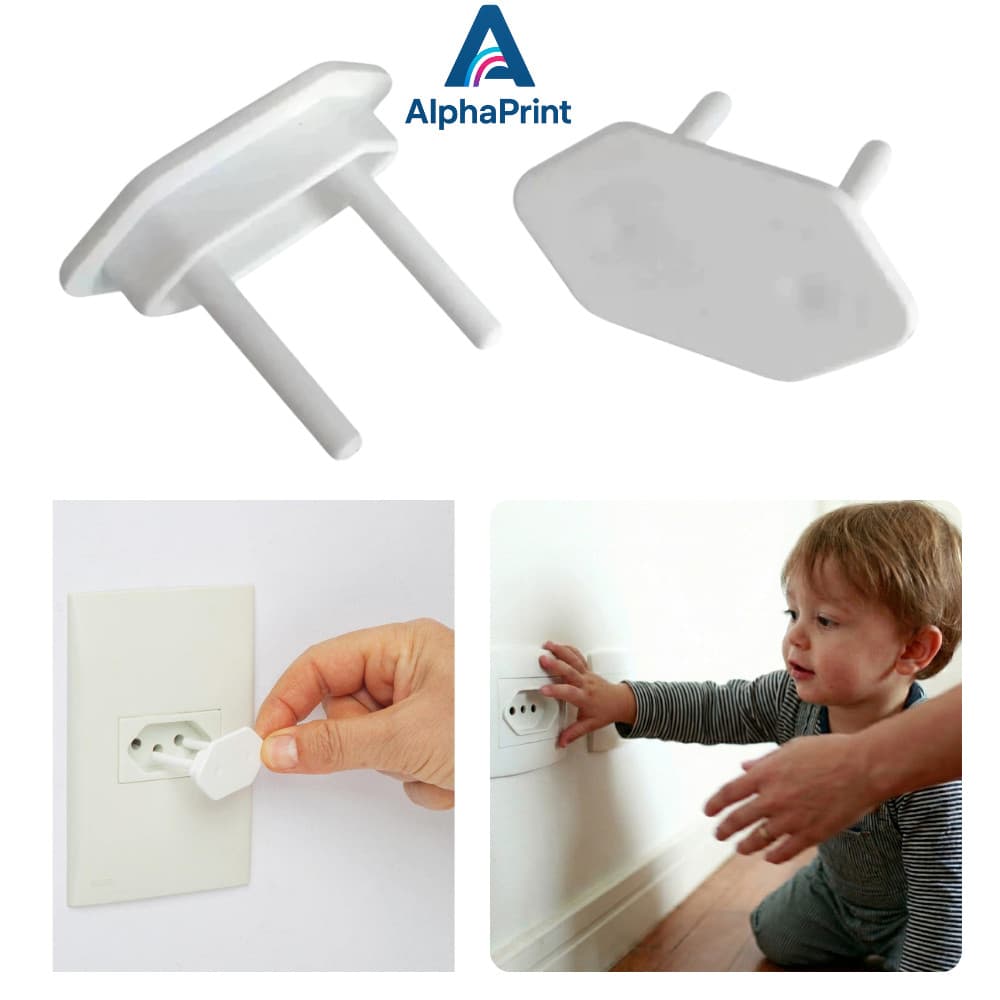 Kit 24 Protetor de Tomada ABNT 10A e 20A 2 e 3 Pinos | Segurança Bebê Anti-Choque