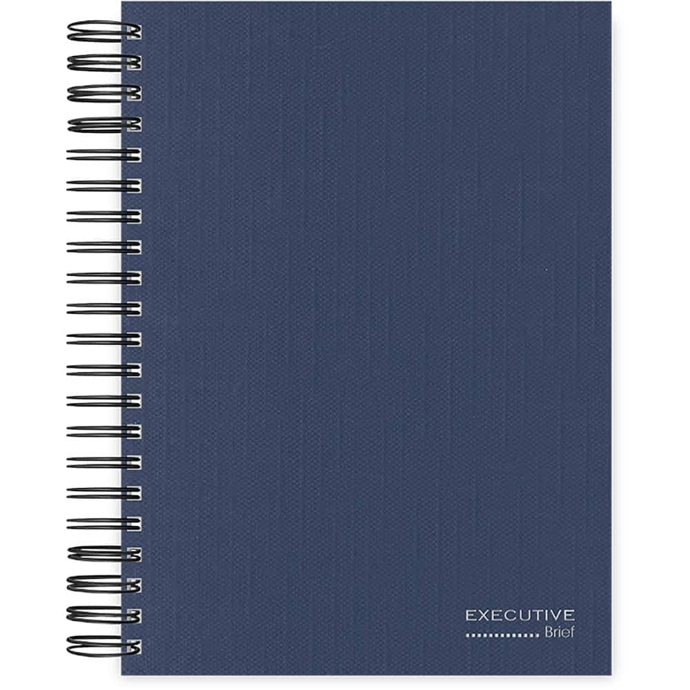 Caderno Executivo Universitário 160 Folhas Azul Marinho