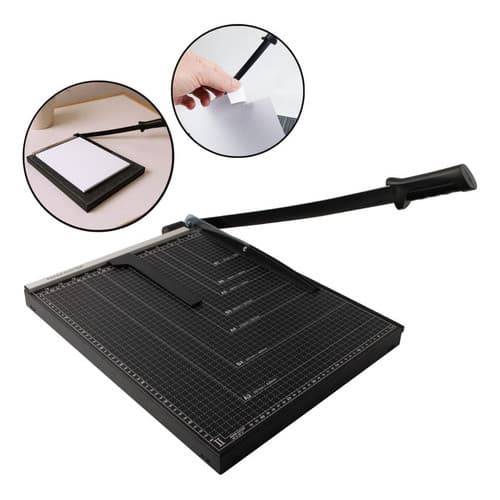 Guilhotina De Papel 10 Folhas A3 Importway Preto