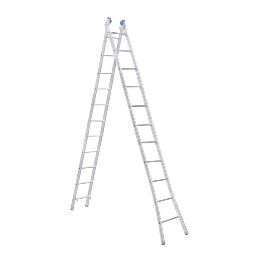 Escada Alumínio Extensiva Articulada 2x11 Degraus EEA11 Alumasa