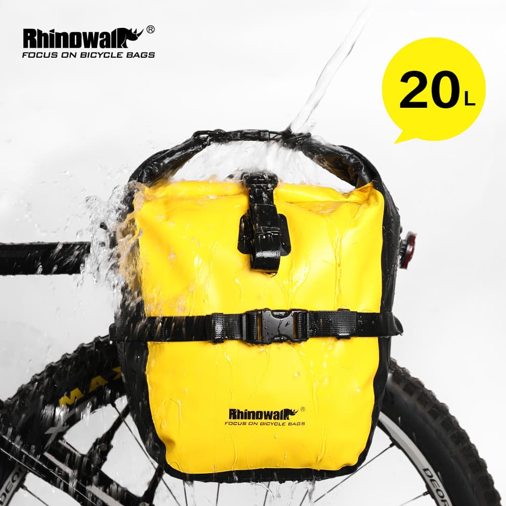 À prova dwaterproof água ciclismo Mountain Bike bicicleta pacote dianteiro volta pacote assento traseiro prateleira tras