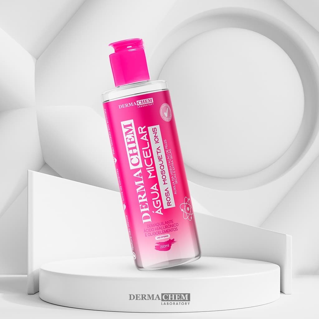 Água Micelar Rosa Mosqueta Dermachem Skincare