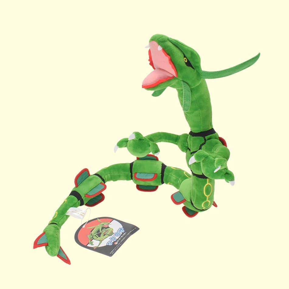 Brinquedo De Pelúcia Pokémon De Anime De Alta Qualidade De 75 Cm Rayquaza Super-Ancient Toys Boneca Macia Rec-- & *-*