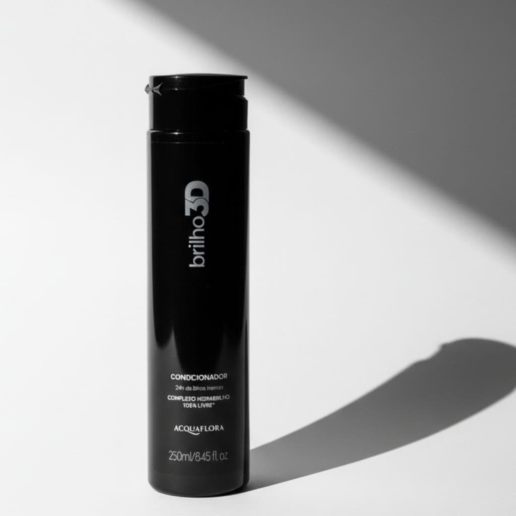 Condicionador Brilho 3D Acquaflora 250ml | Brilho Intenso, Maciez e Controle do Frizz!