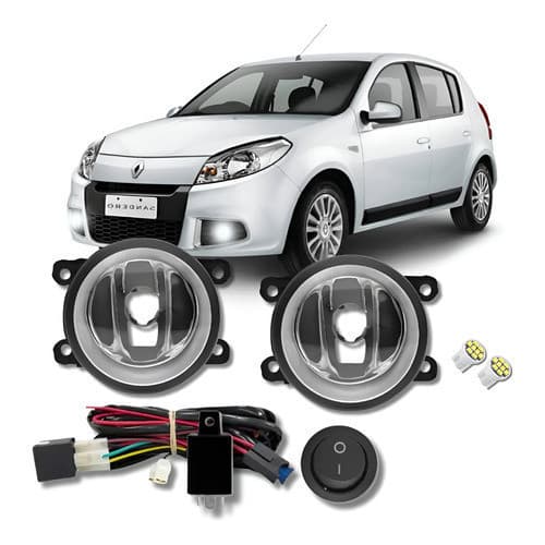 Kit Farol De Milha Renault Sandero 2008 2009 2010 2011 2012