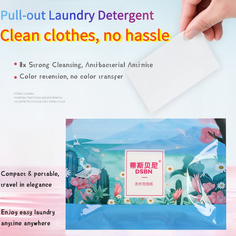 Folhas De Lavanderia Nano Super Concentradas , Poderosa Remoção E Fragrância De Manchas , Papel Bolha