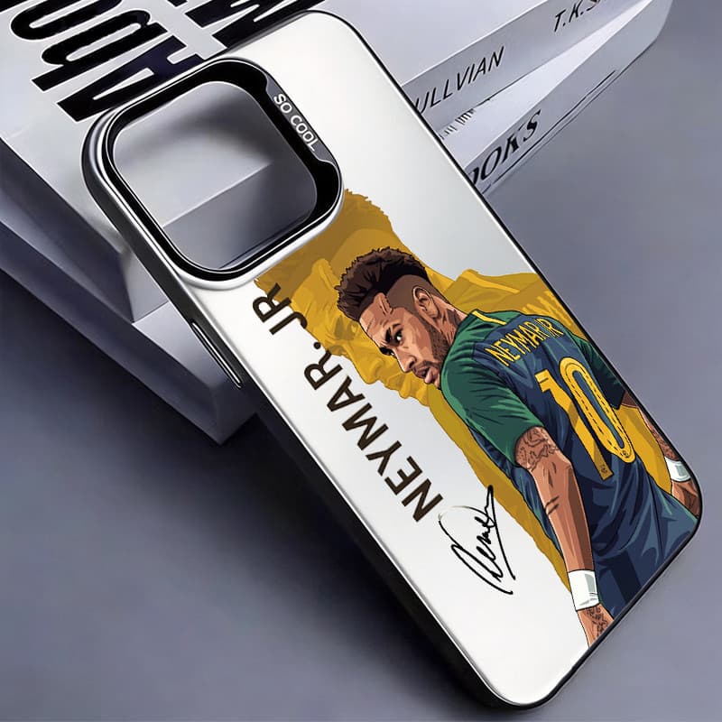 Capinha para SAMSUNG A03 A04 A34 A72 S20FE S22ULTRA S24 Capa rígida à prova de choque para celular com tema do Neymar