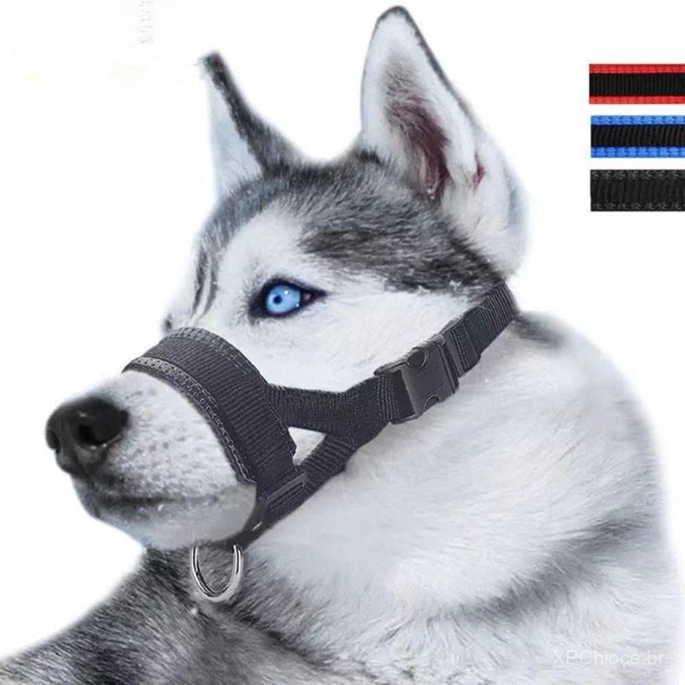 ANTIONE Focinho De Cachorro Nylon Seguro Para Cães Pequenos E Grandes Anti-Latido Trela De Cabresto Mordida Suave
