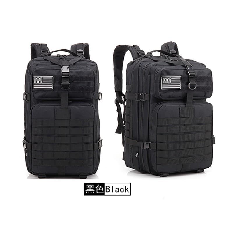 Mochila ao ar livre de grande capacidade 45L grande 3P mochila tática resistente ao desgaste saco de caminhada caminhada