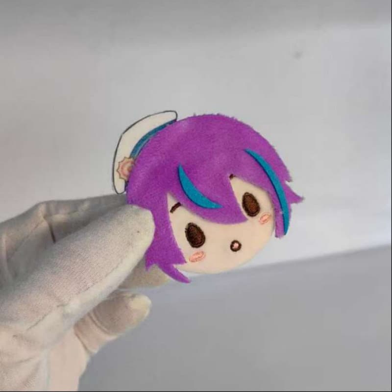 Broche de Pelúcia do Personagem de Anime Fofo Rui Kamishiro do Project SEKAI, para Bolsas e Roupas