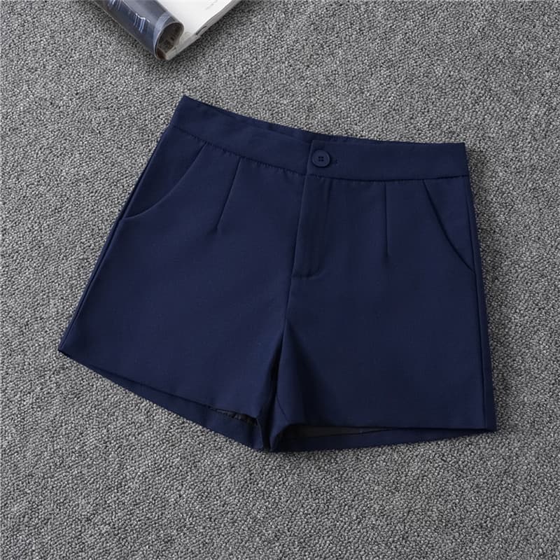 Shorts curtos femininos outono exterior Wear novo estilo 2026 versão coreana primavera verão cintura alta solta Bottomin