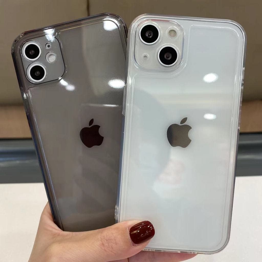 Capa de telefone epóxi Apple 15 14/1311/12 Capa protetora iphone 17 Soft Case 7P Groove 16 Transparente 13pro Capa de bo