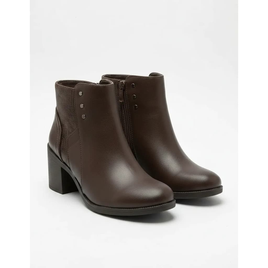 Bota Cano Curto Feminina Comfortflex Confortável Original