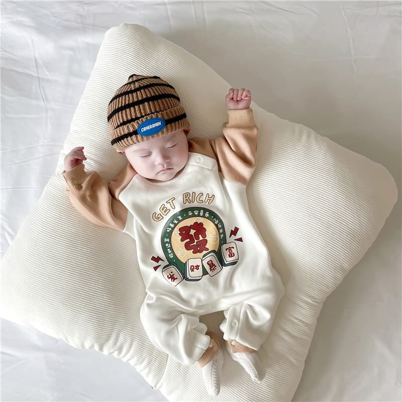 Outono inverno forro de lã meninos meninas roupas de bebê novo estilo bebê estilo ocidental macacão 0-6-12 meses recém-n