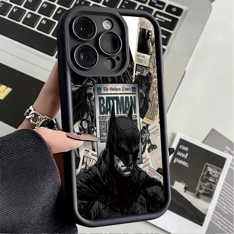 capa De Silicone Do Batman Adequada Para Samsung A12 A13 A14 A15 A20 A23 A32 A34 A35 A30S A50S A51 52 54 55 71 72 M34 S2
