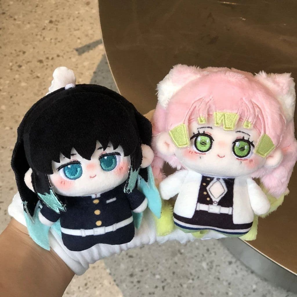 Pelúcia Demon Slayer Tokitou Muichirou Kanroji Mitsuri, Boneco de Pelúcia Macio para Fãs, Meninos, Meninas e Crianças