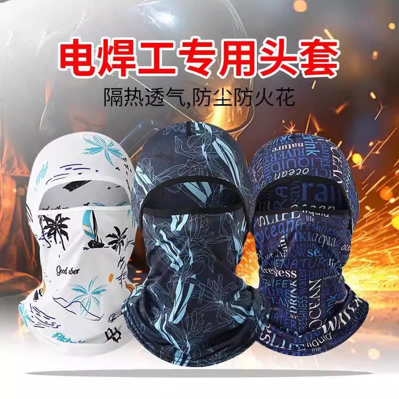 Soldador elétrico Capacete dedicado Soldagem Anti-assar Rosto Ferramenta útil Canteiro de obras Protetor solar antipoeir
