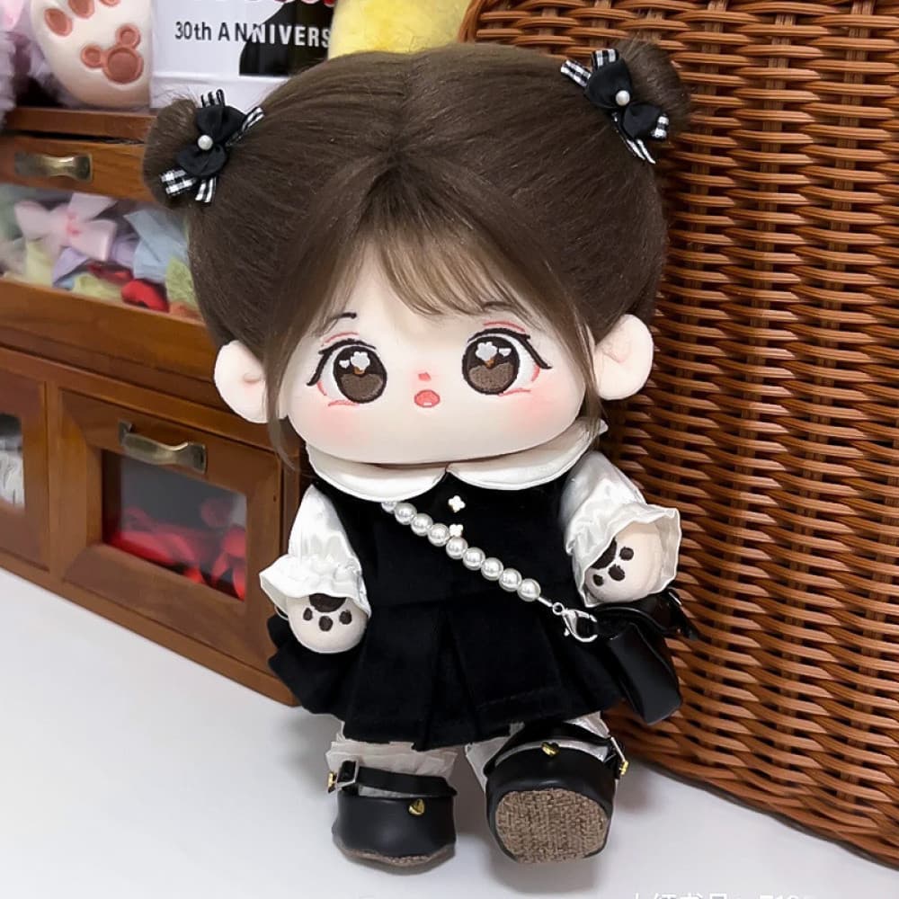 Boneca de algodão Halo de 20 cm Esqueleto nu Boneca de pelúcia intercambiável fofa Presente de roupas de bebê ** - * & *