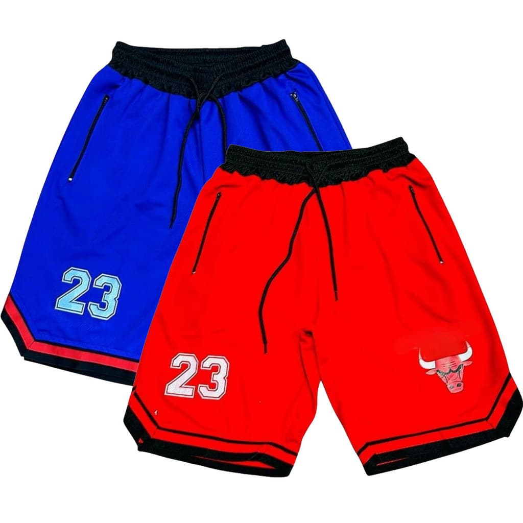 KIT 2 BERMUDÃO ADULTO CHICAGO MASCULINO DRYFIT ESPORTIVO ACADEMIA
