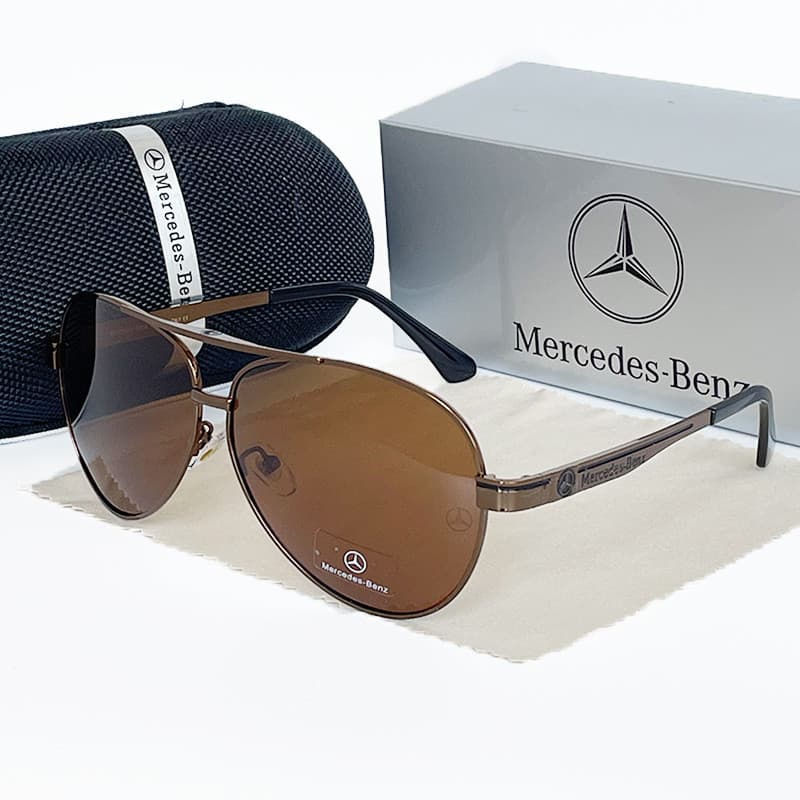 Óculos De Sol Com Lentes Polarizadas Para Dirigir , Novas Armações De metal , Grandes , Aviador De designer vintage Home