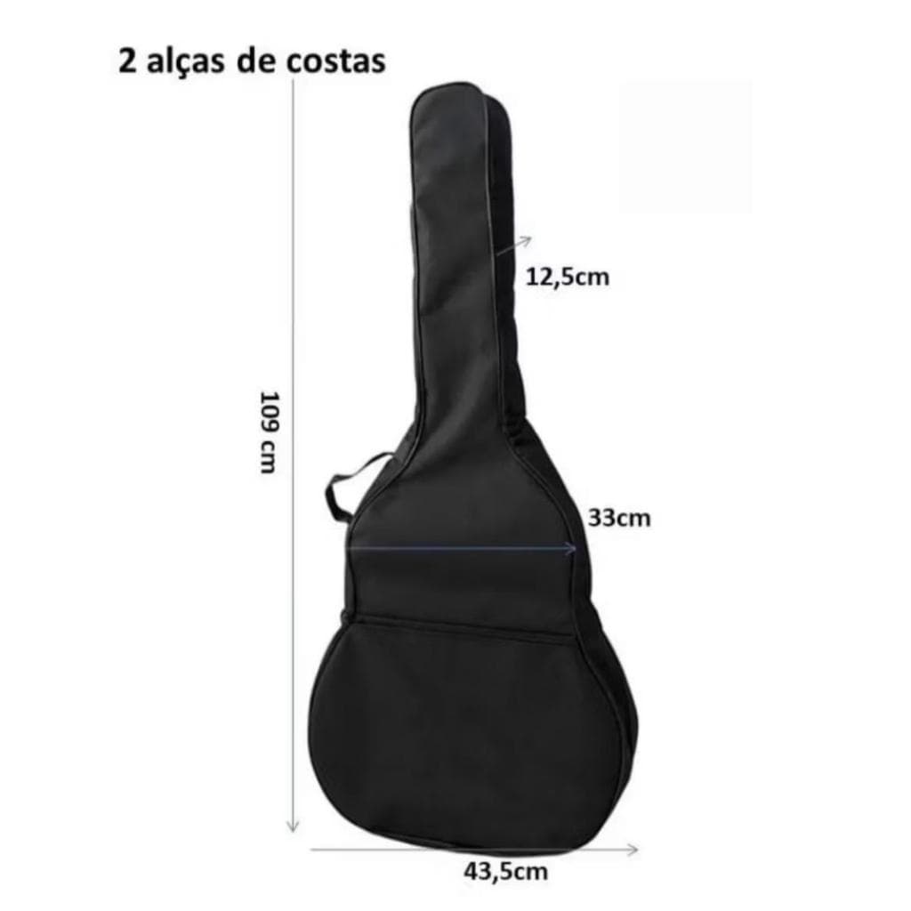 Capa bag  Violão Clássico Linha Standard Simples Oferta