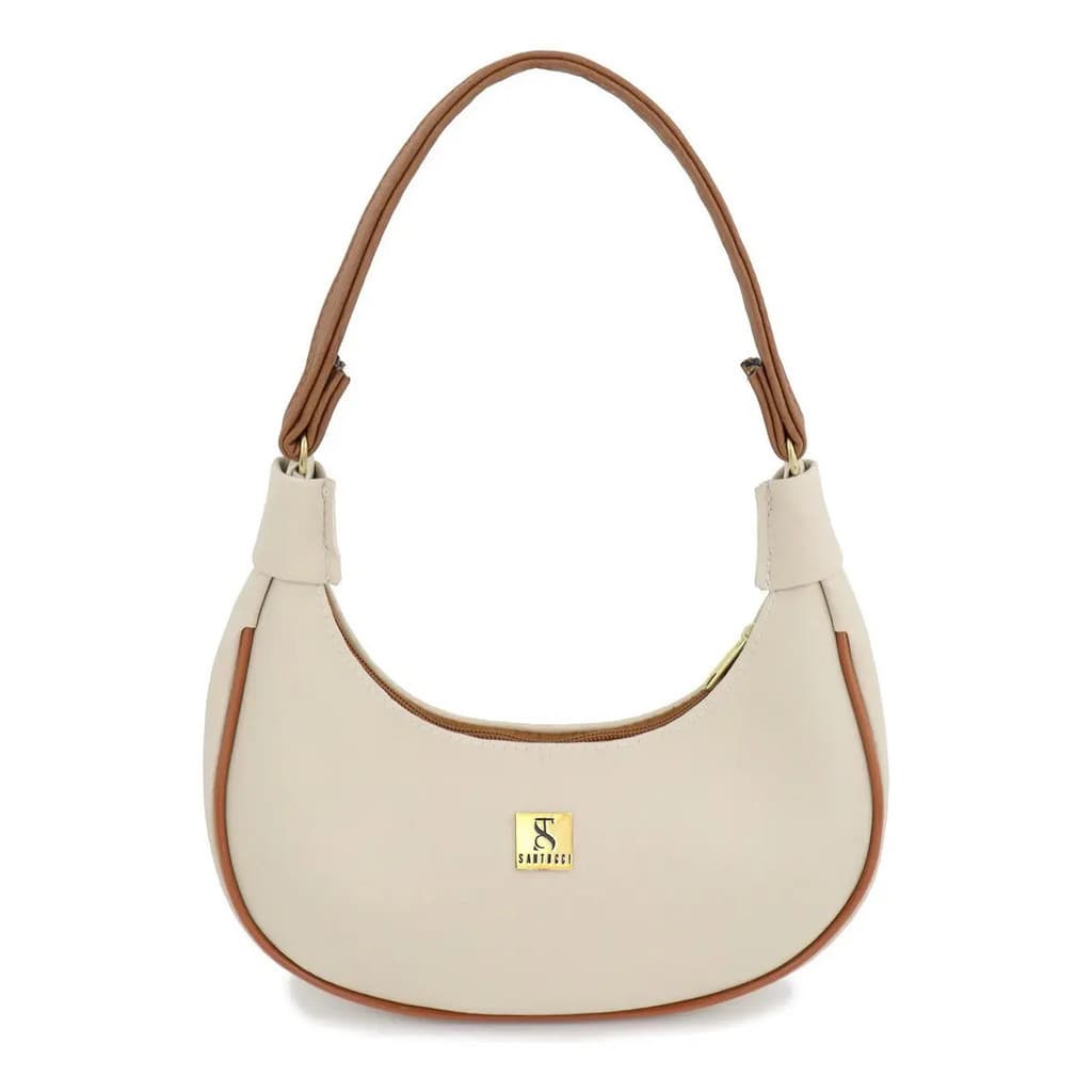Bolsa Feminina Tote Meia Lua De Ombro Mão Baguete Compacta Pequena Moderna