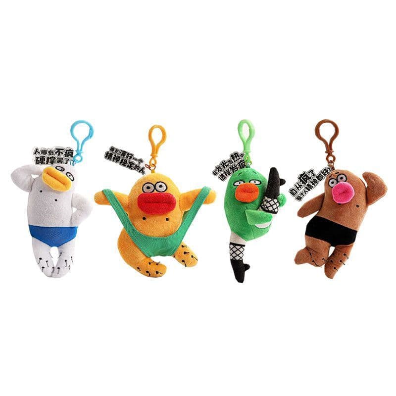 Novo Louco De Alta Qualidade Pingente De Pelúcia DIY Estilo Personalizado Chaveiro