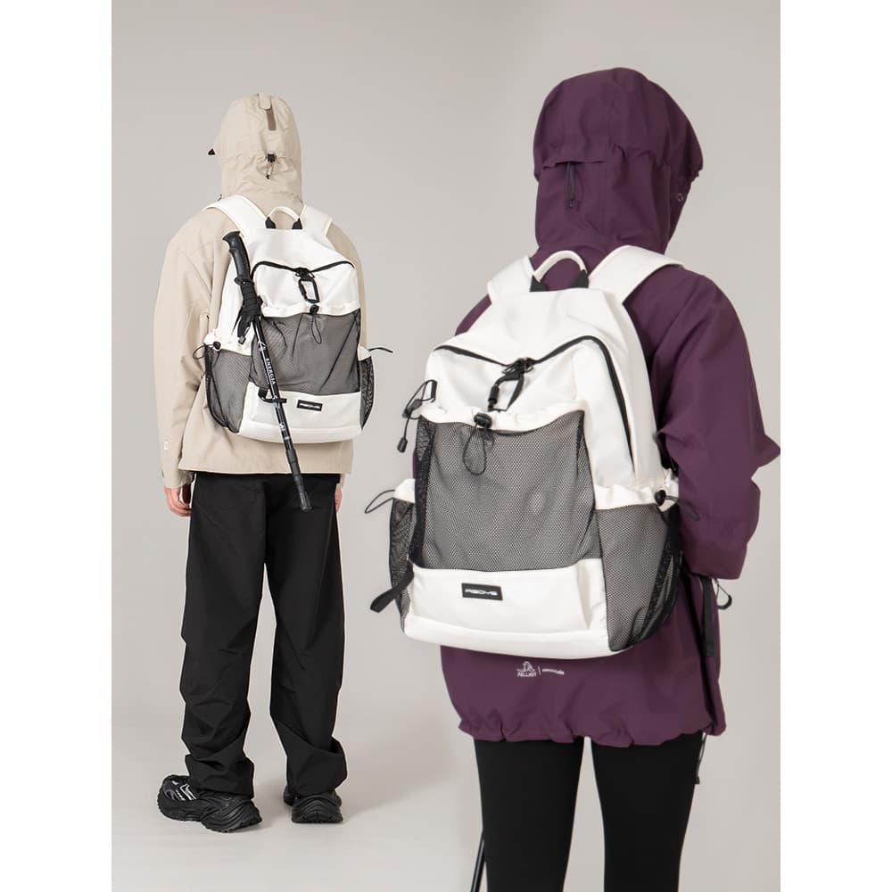 ABOYS mochila masculina estudante do ensino médio viagem ao ar livre mochila grande capacidade feminino na moda estudant