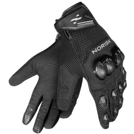 LUVA NORISK RAPTOR PRETO ESPORTIVA PROTEÇÃO MOTO MOTOCICLISTA