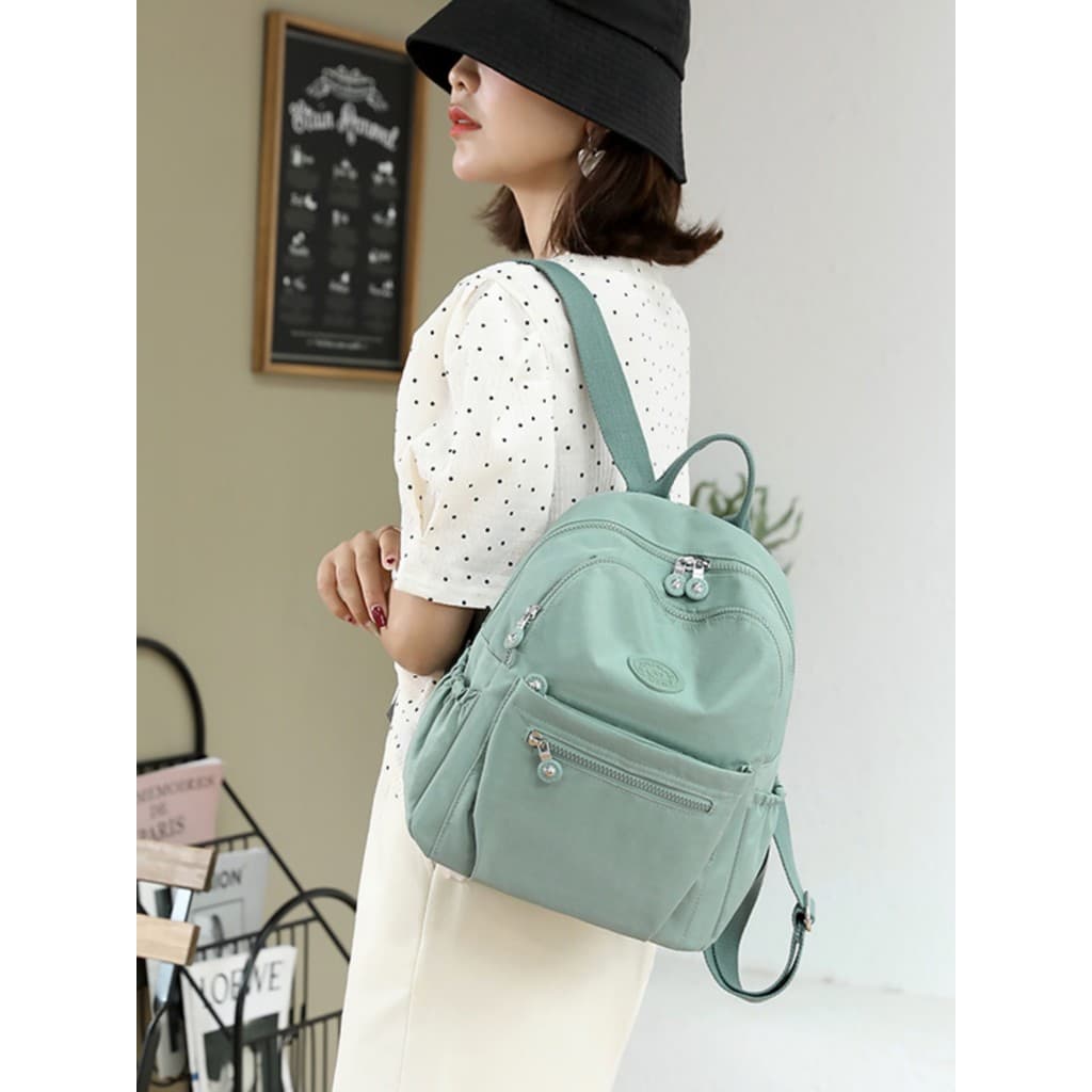 Moda mochila feminina 2024 novo estilo versão coreana mochila feminina Casual All-Match leve na moda viagem pequena moch