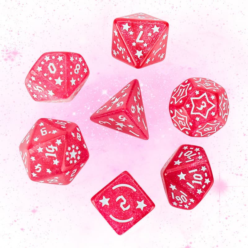 42741 Conjunto de Dados Poliédricos Elementos Estrela, Jogo de Tabuleiro, Estrelas 0381