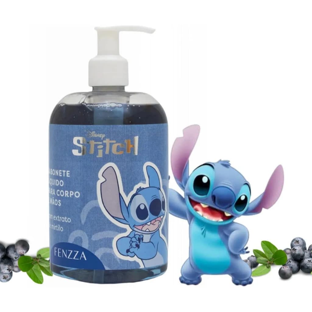 Sabonete Corpo Stitch Fenzza – Com Extrato de Mirtilo | Limpeza, Hidratação e Pele Suave