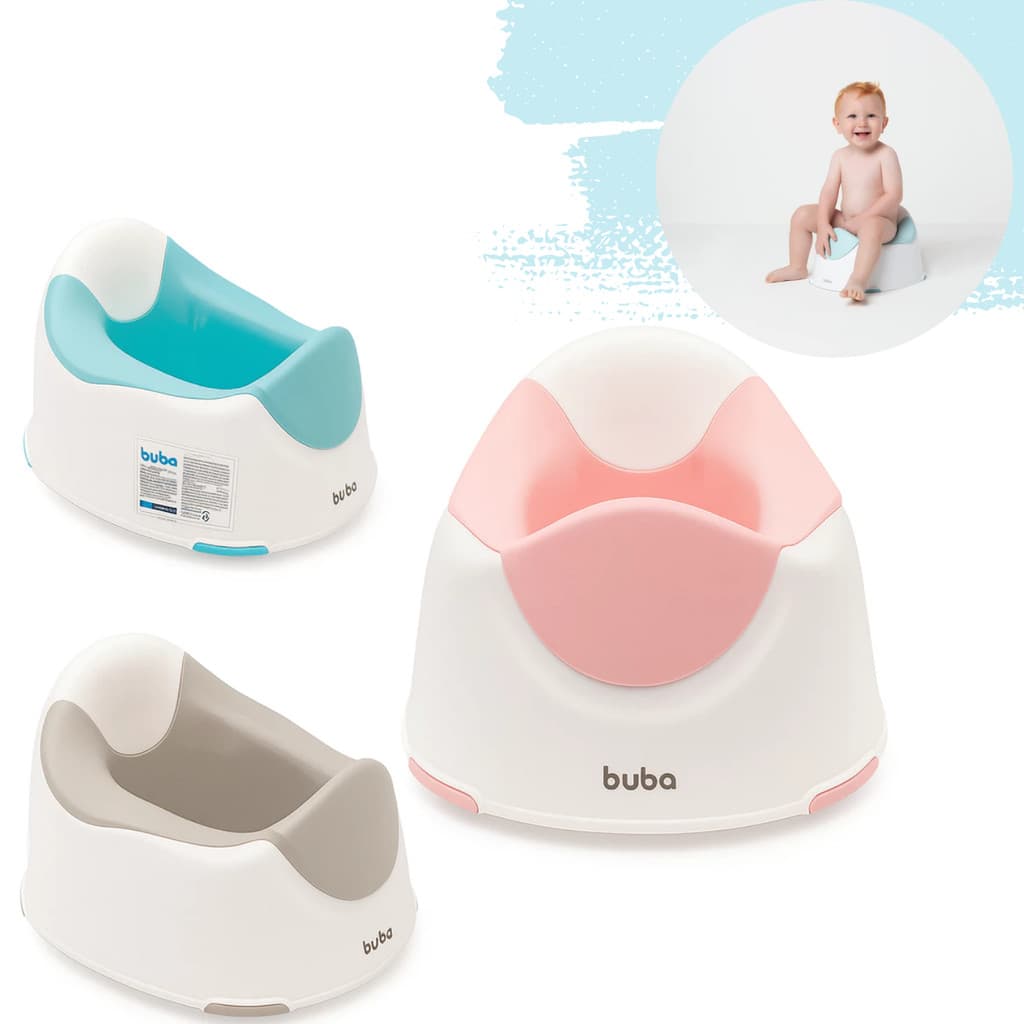 Troninho Infantil Buba Para Bebês Crianças Educativo Desfralde Recipiente Removível Várias Cores