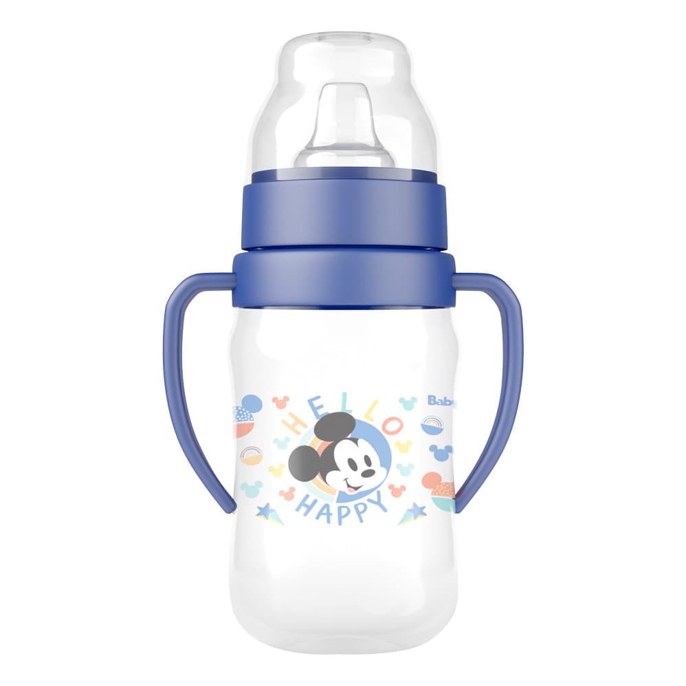Copo Treinamento 300ml C/ Alça E Bico Flexível Mickey Babygo