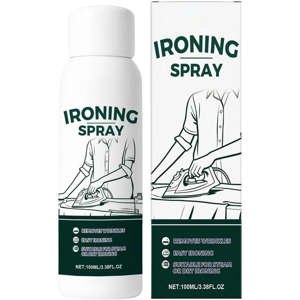 Spray para passar roupa de 100ml - Spray antiestático, spray de amido para passar roupa, não forma grumos, não gruda, nã