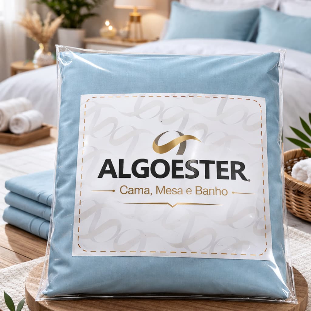 Lençol Avulso Algoester 100% Algodão 150 Fios Com Elástico Casal, Queen Varias Cores