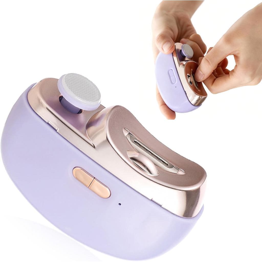 Cortador de Unhas Elétrico Roxo