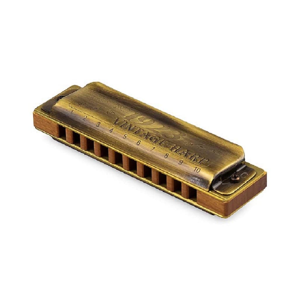 Gaita De Boca Diatônica Vintage Harp Hering 2 Oitavas 1020