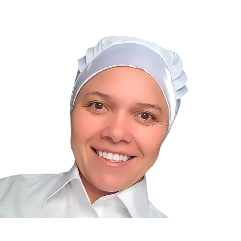Kit com 15 Toucas de Cozinha com Cetim anti-friz